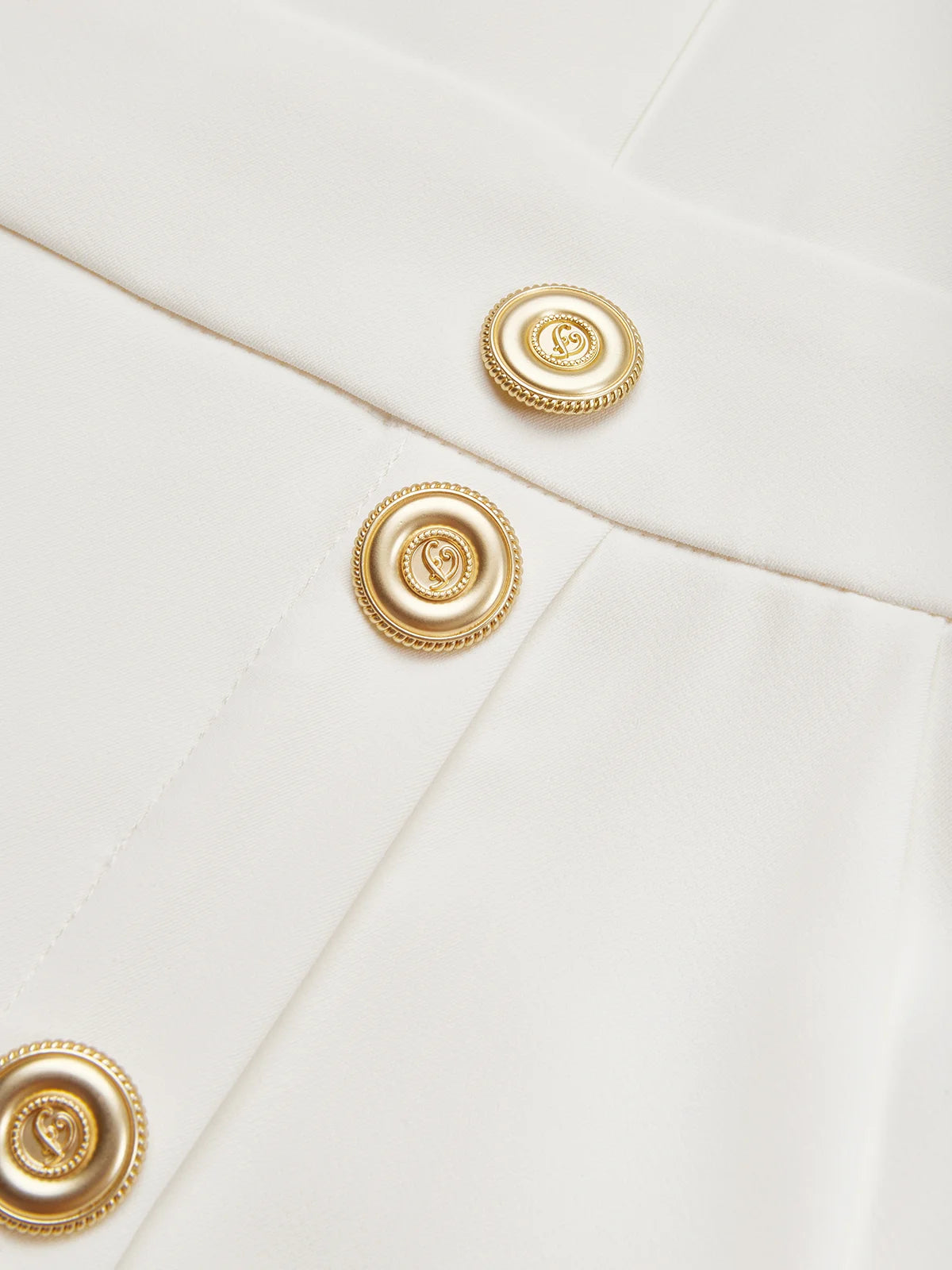 Sleeveless Midi Dress with Button Side-Slit Design